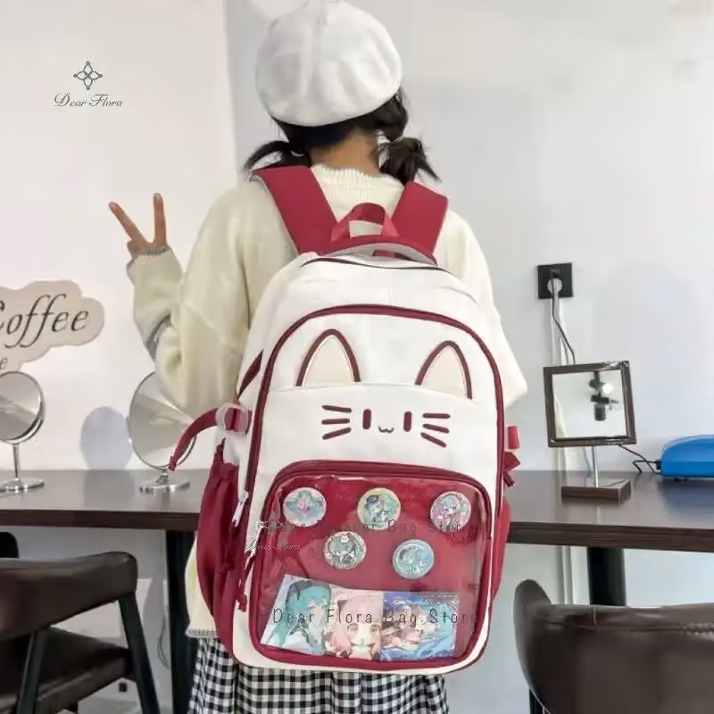 mochila transparente