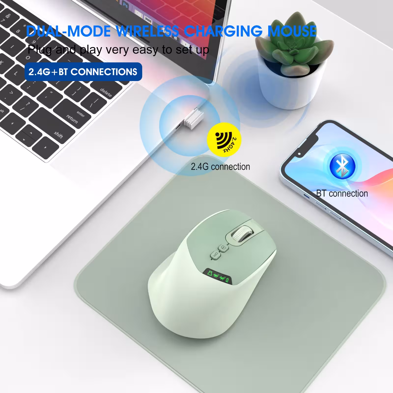 Ratón Bluetooth inalámbrico