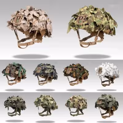 3D šalmo kamufliažinis dangalis A-23 taktinis šalmas airsoft medžiaga