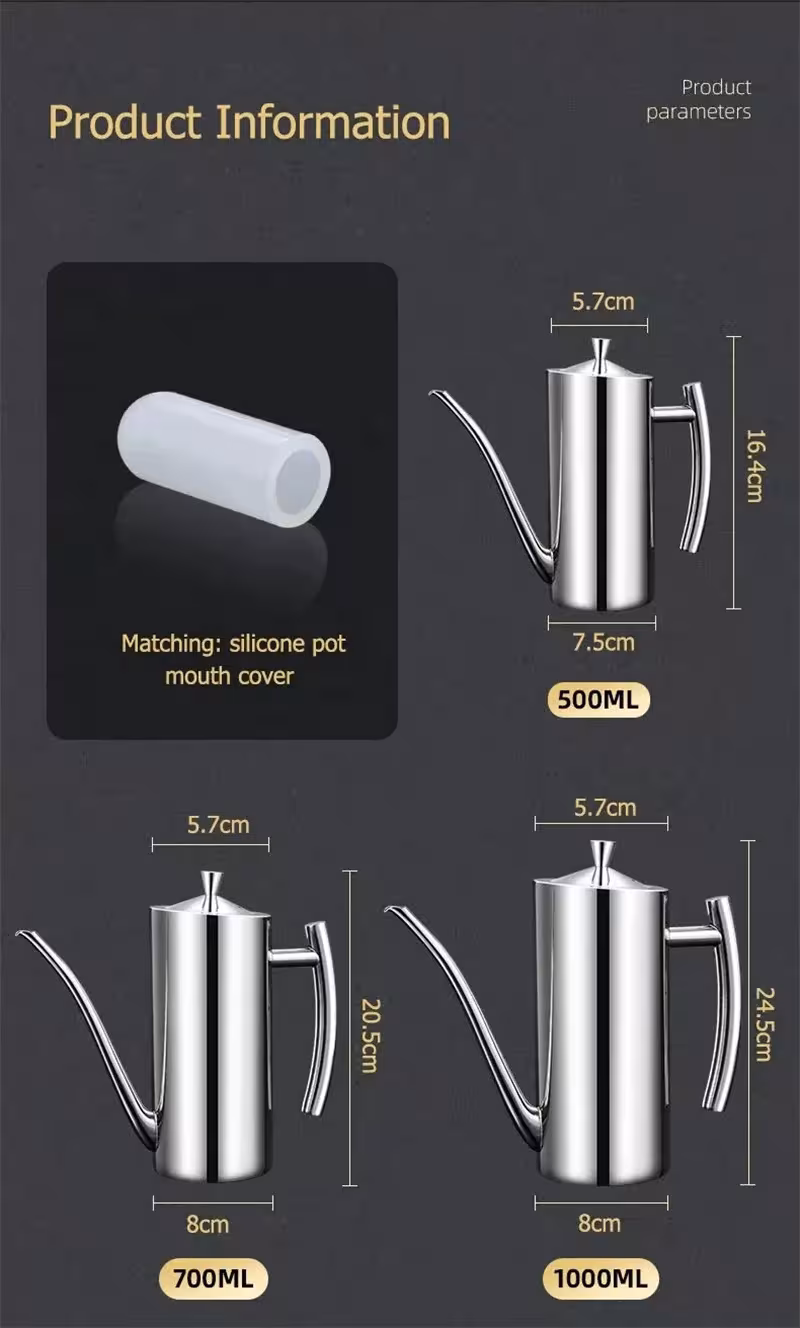 cooking oil container for the kitchen