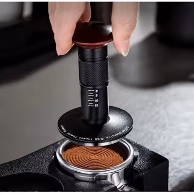Tampers à café en acier inoxydable avec ressort de 4 niveaux pour machines expresso Breville, diamètres 51mm, 53mm et 58mm