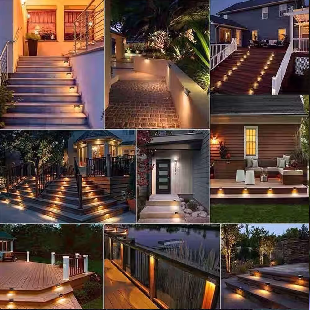 luminaire LED solaire pour escaliers