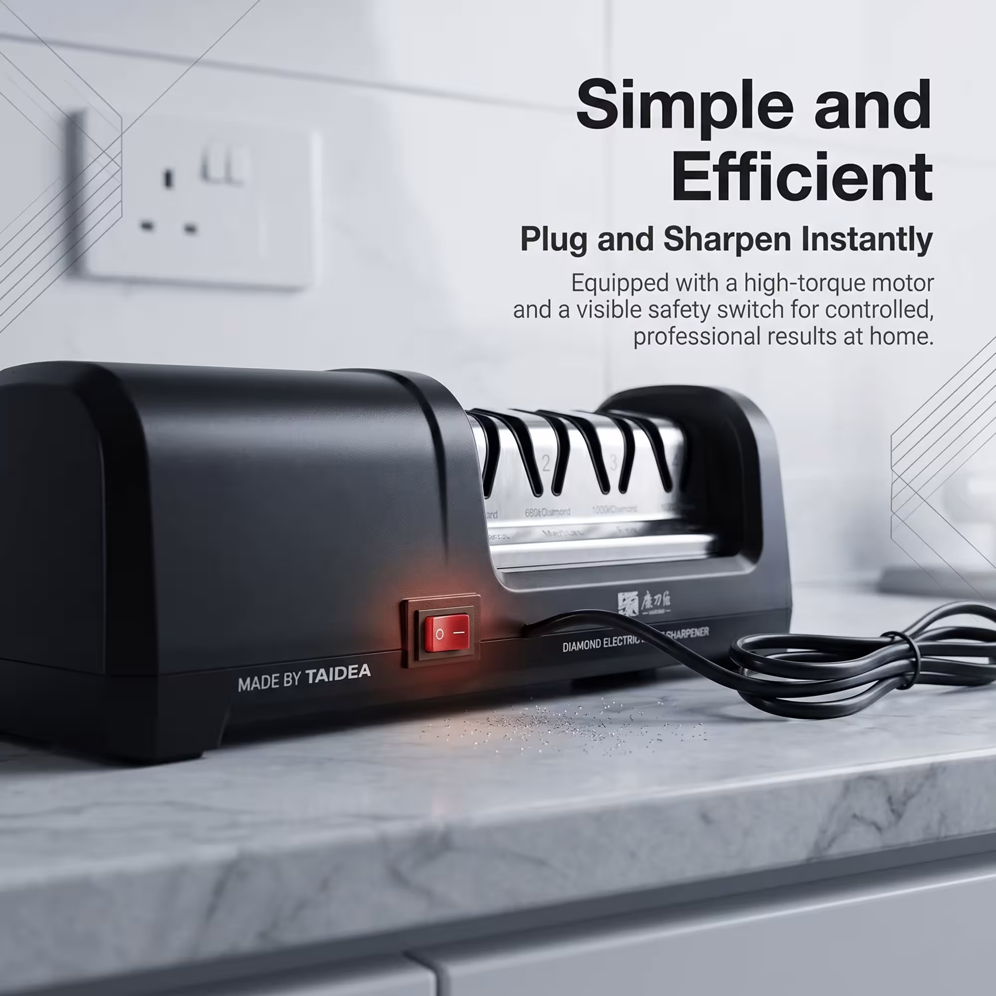 Electric knife sharpener