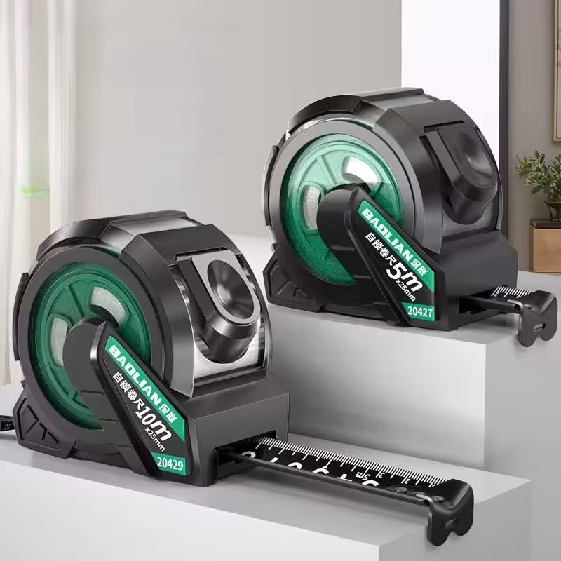 Cinta métrica Mijia autoajustable de acero templado grueso para el hogar, resistente al desgaste, regla precisa portátil.