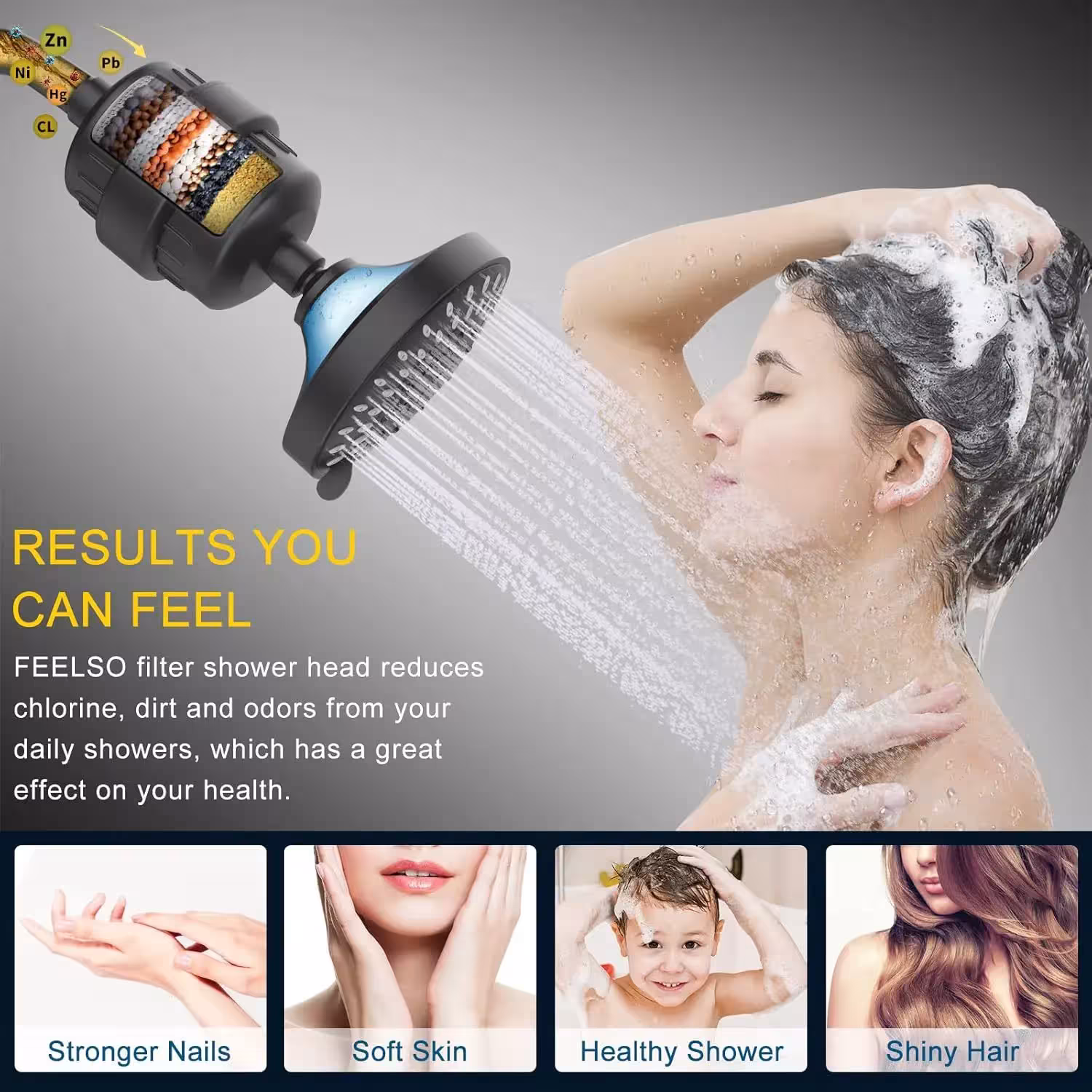 filtre à eau de douche