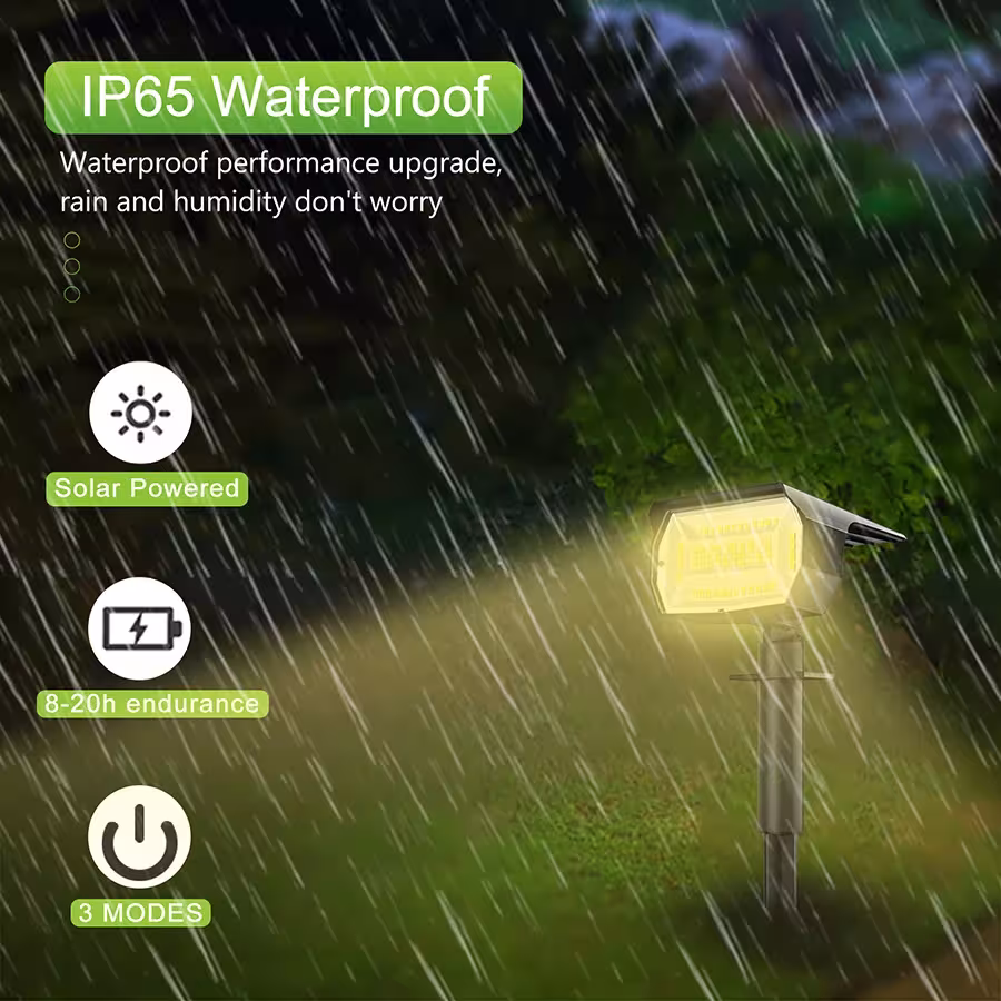 solar LED spotlight