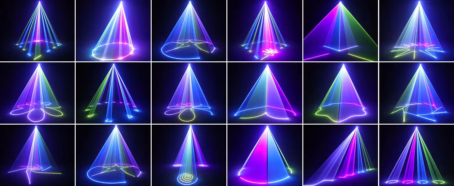 Luz láser para DJ