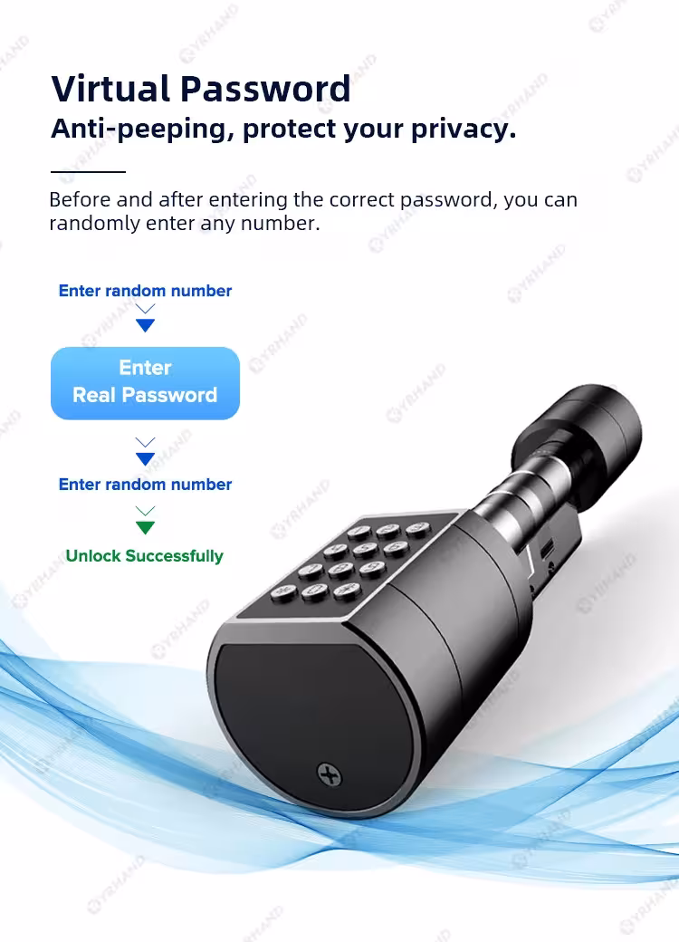 Smart door lock with fingerprint sensor
