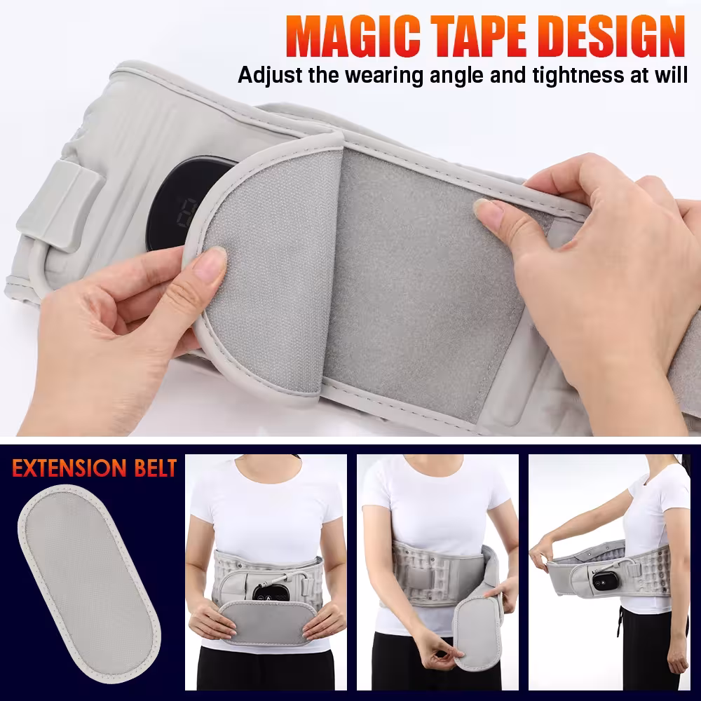 heated back massage belt