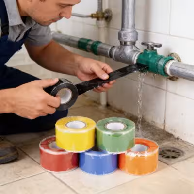 Nastro siliconico impermeabile molto resistente per sigillare perdite ed effettuare riparazioni isolanti