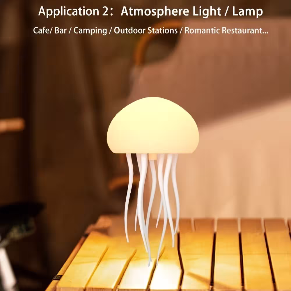 jellyfish-shaped night light