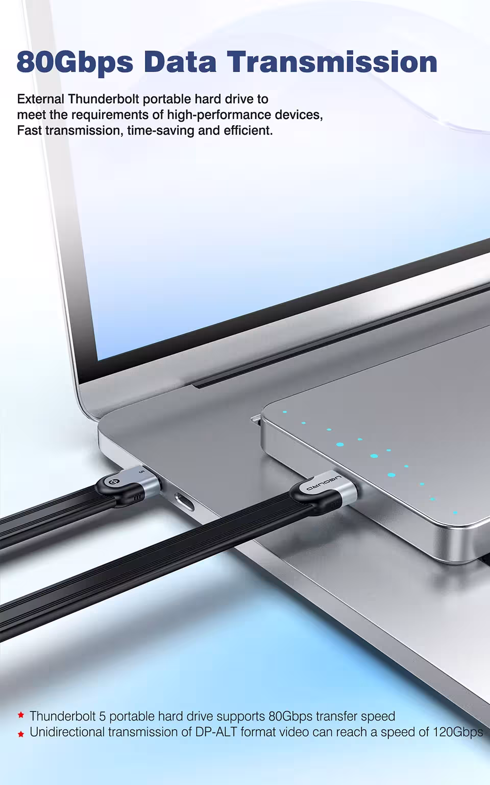 Thunderbolt 5 kabelis
