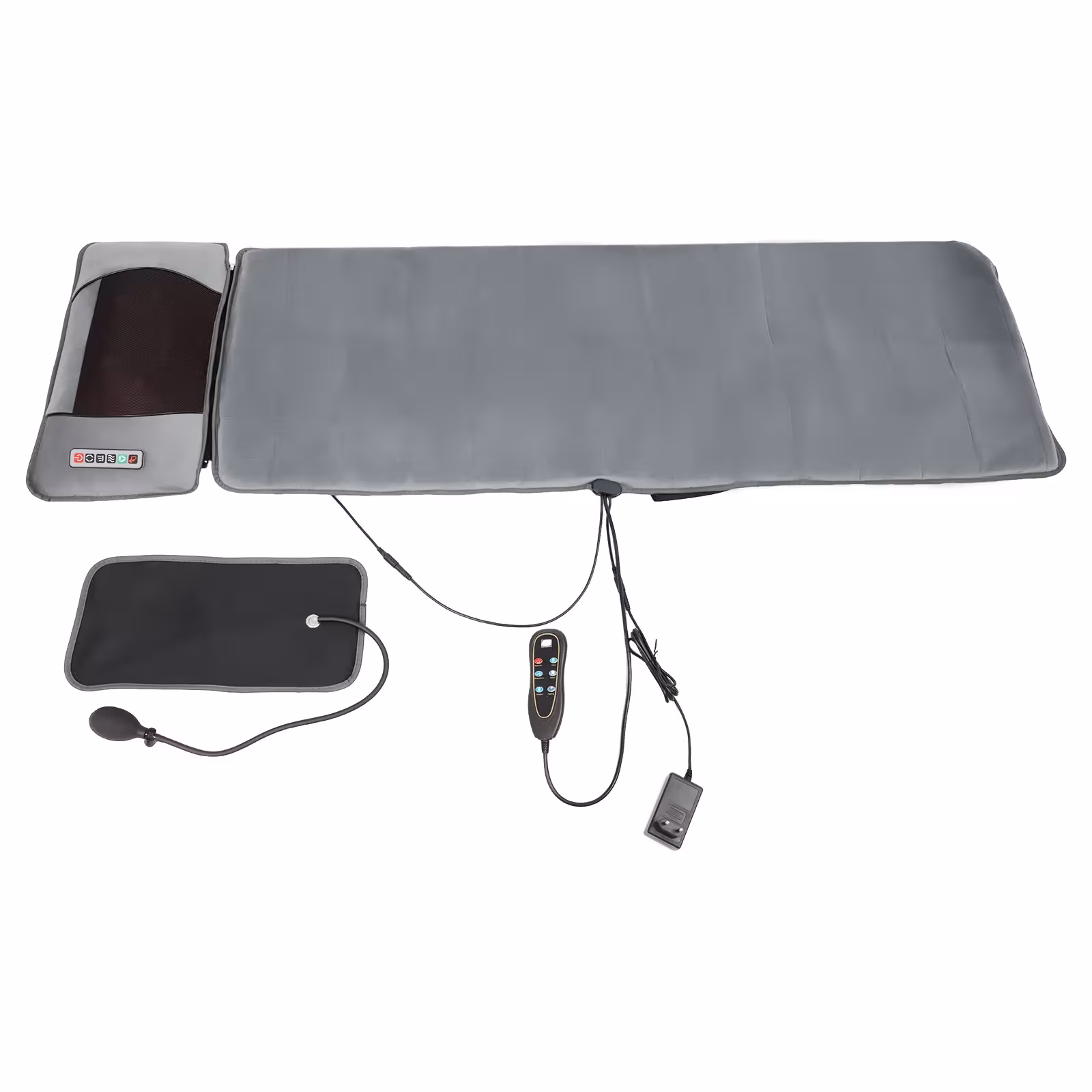Massage mat with heating function.