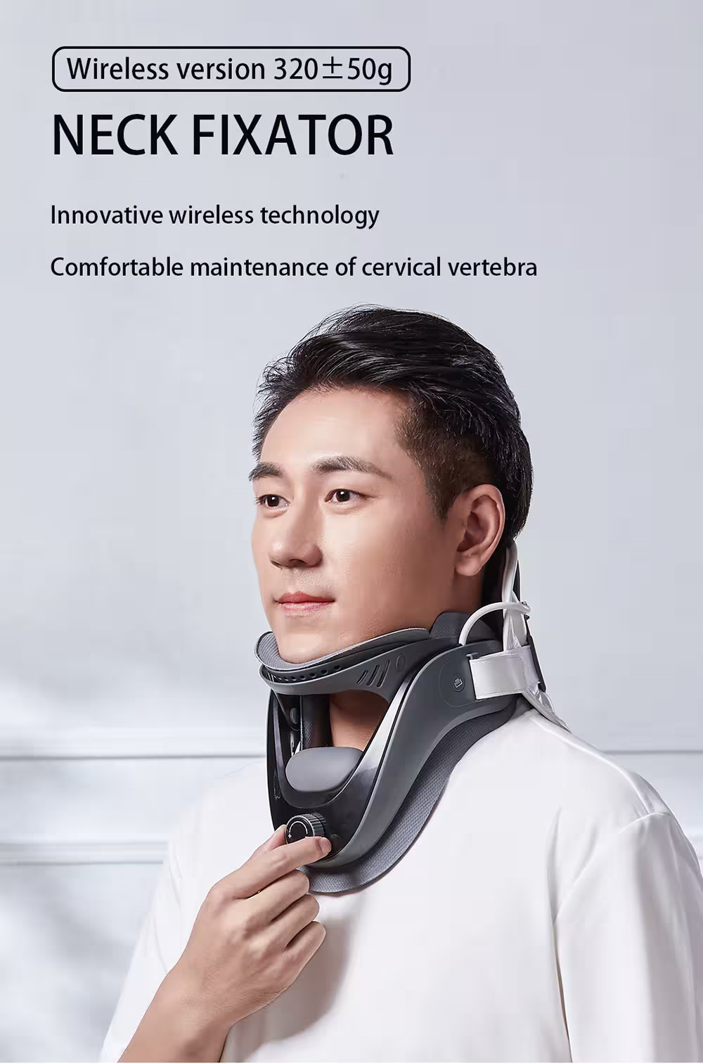 Neck brace with traction