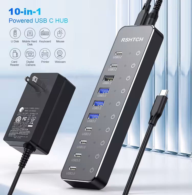 Adattatore USB C 10 in 1