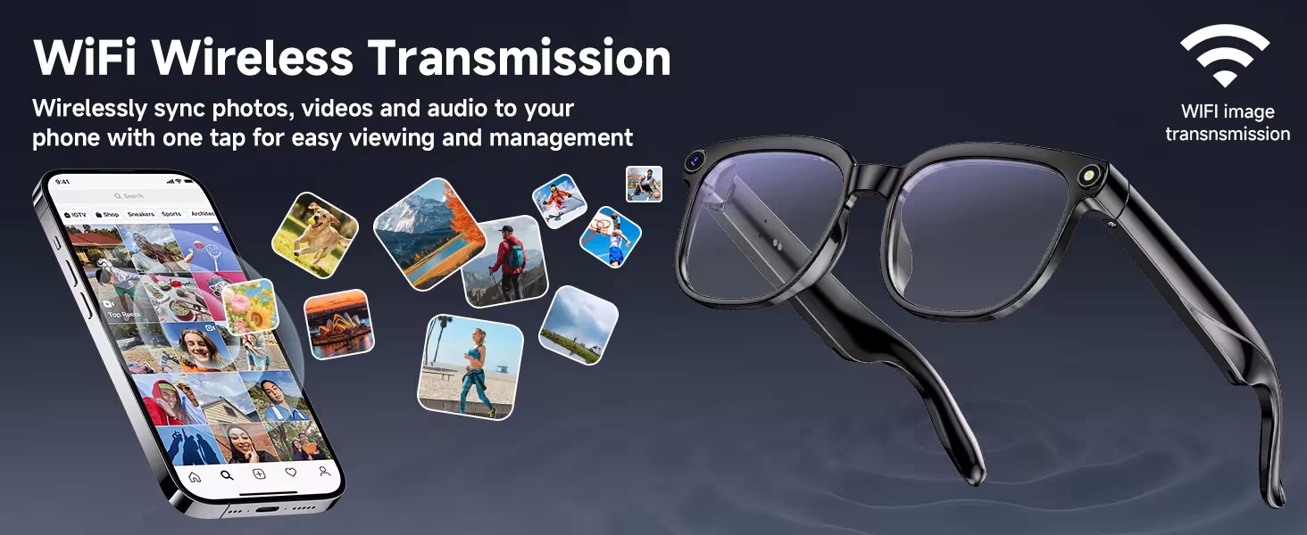 smart glasses with camera