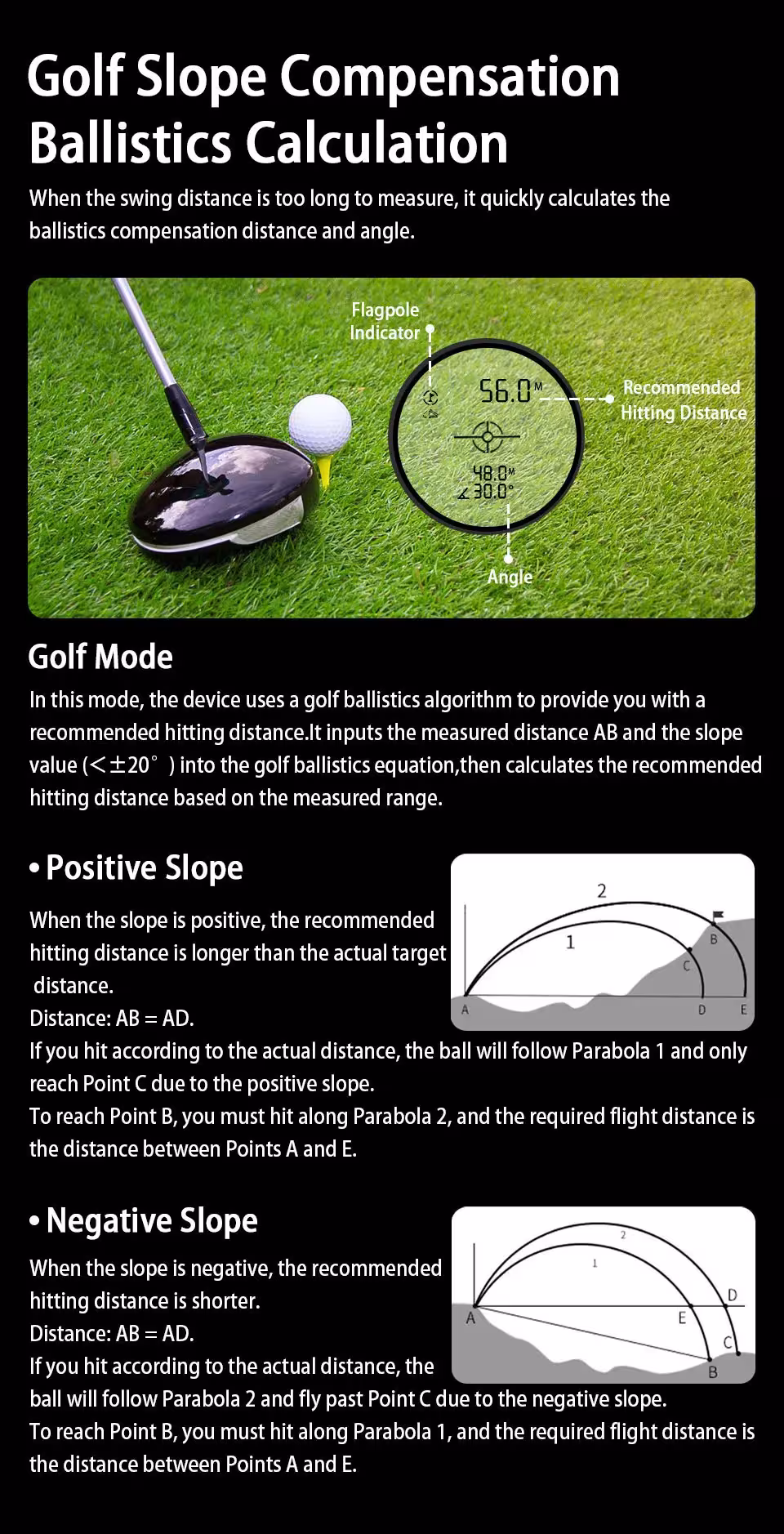 golf laser distancemètre