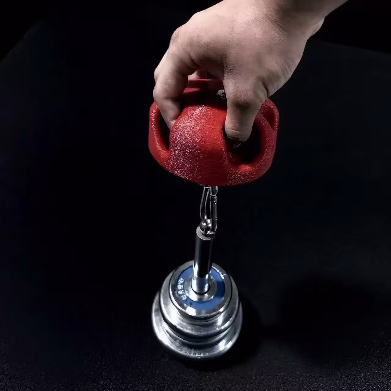 Bloque de conexión para pesas de cables de gimnasio y manijas de bíceps