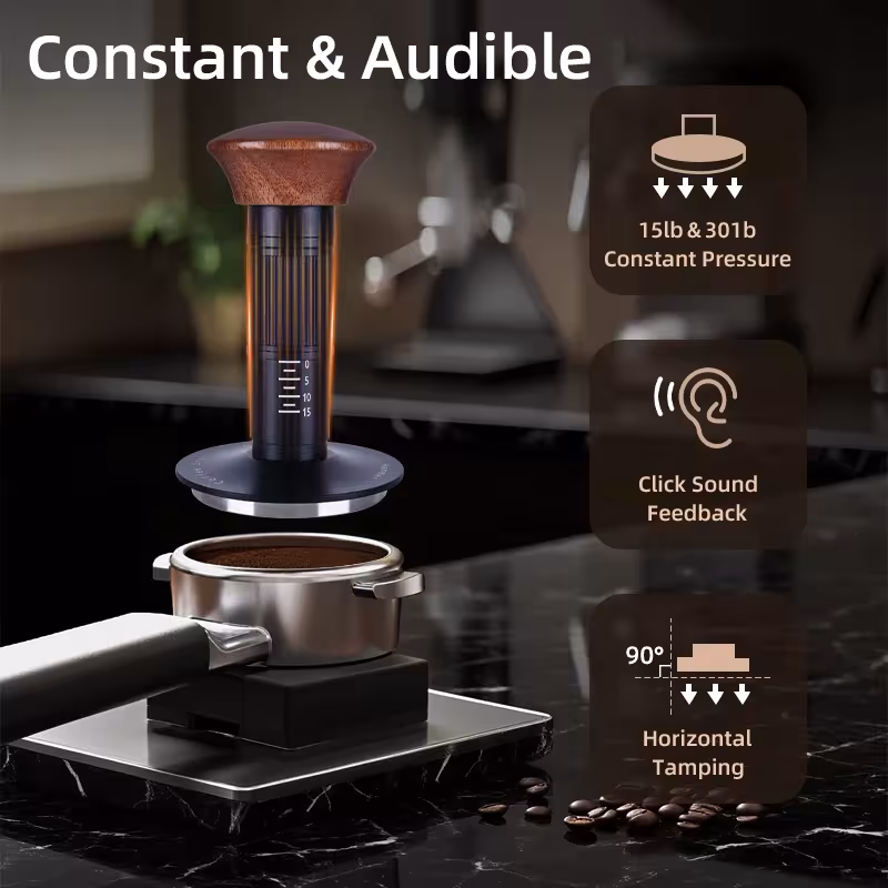 prensador de café con resorte