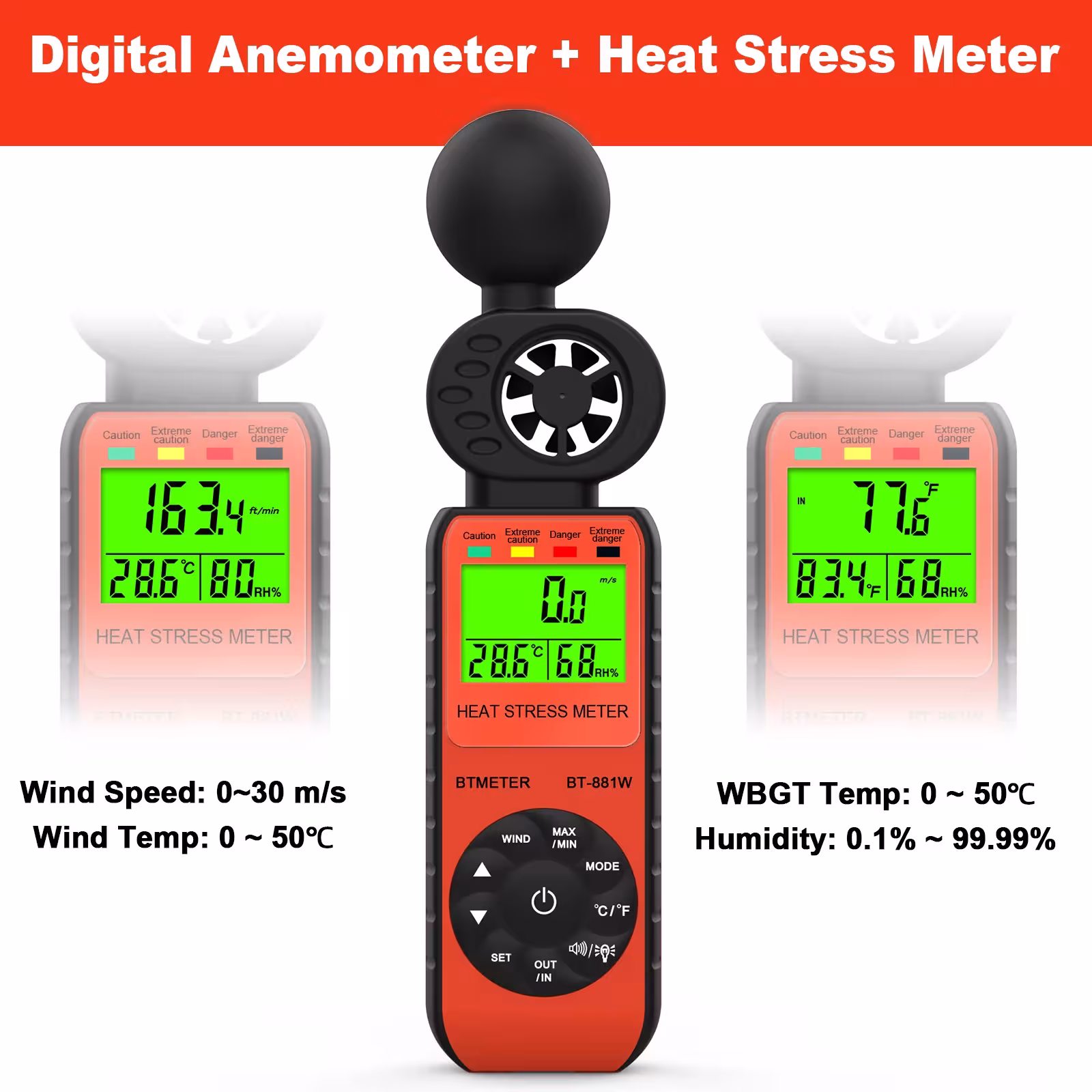 portable anemometer wind speed
