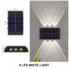 6 LED, luce bianca
