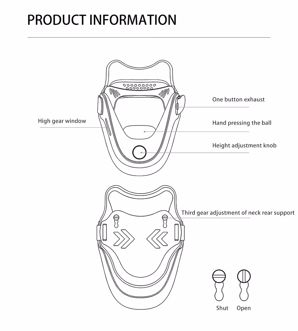 Neck brace with traction