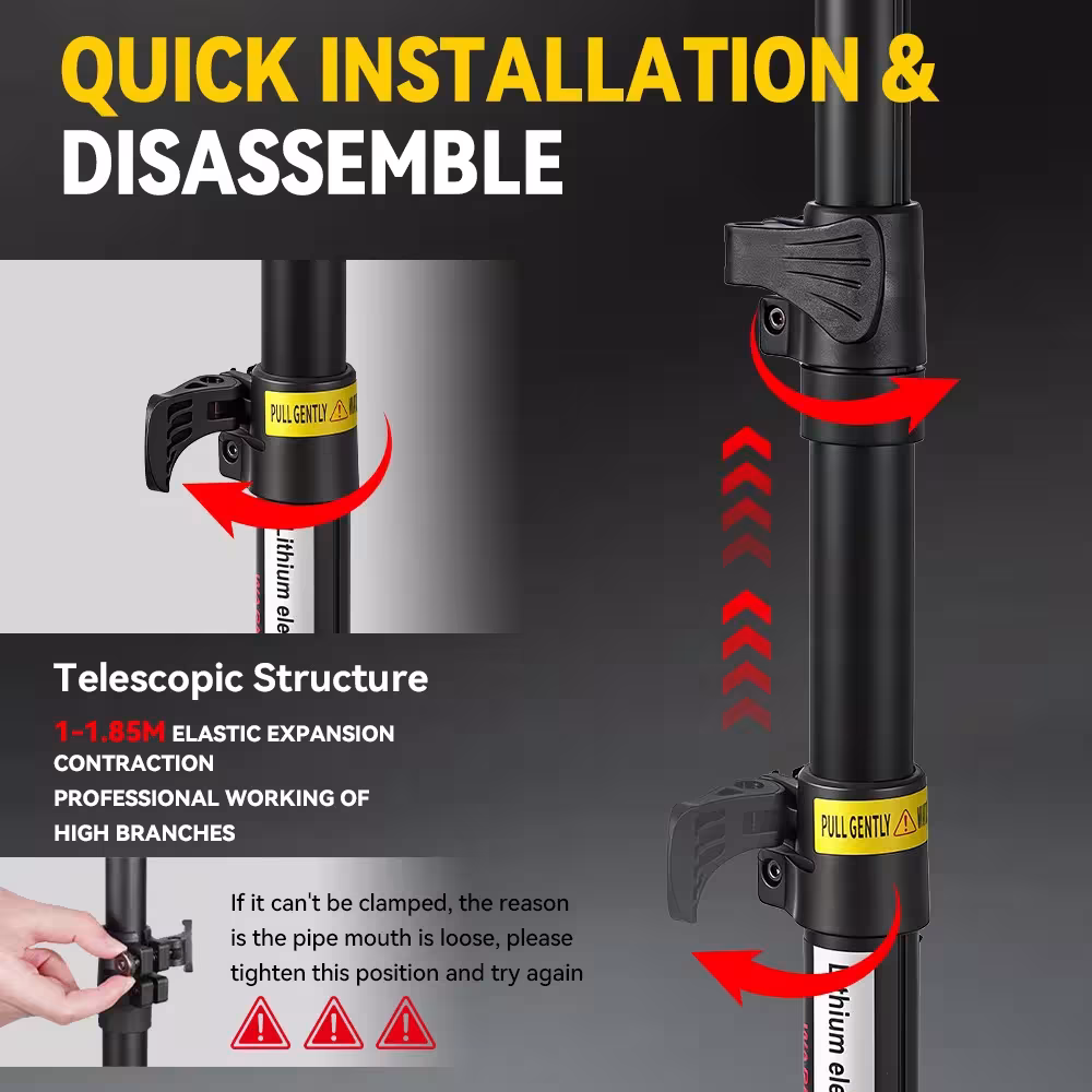 telescopic grass trimming set