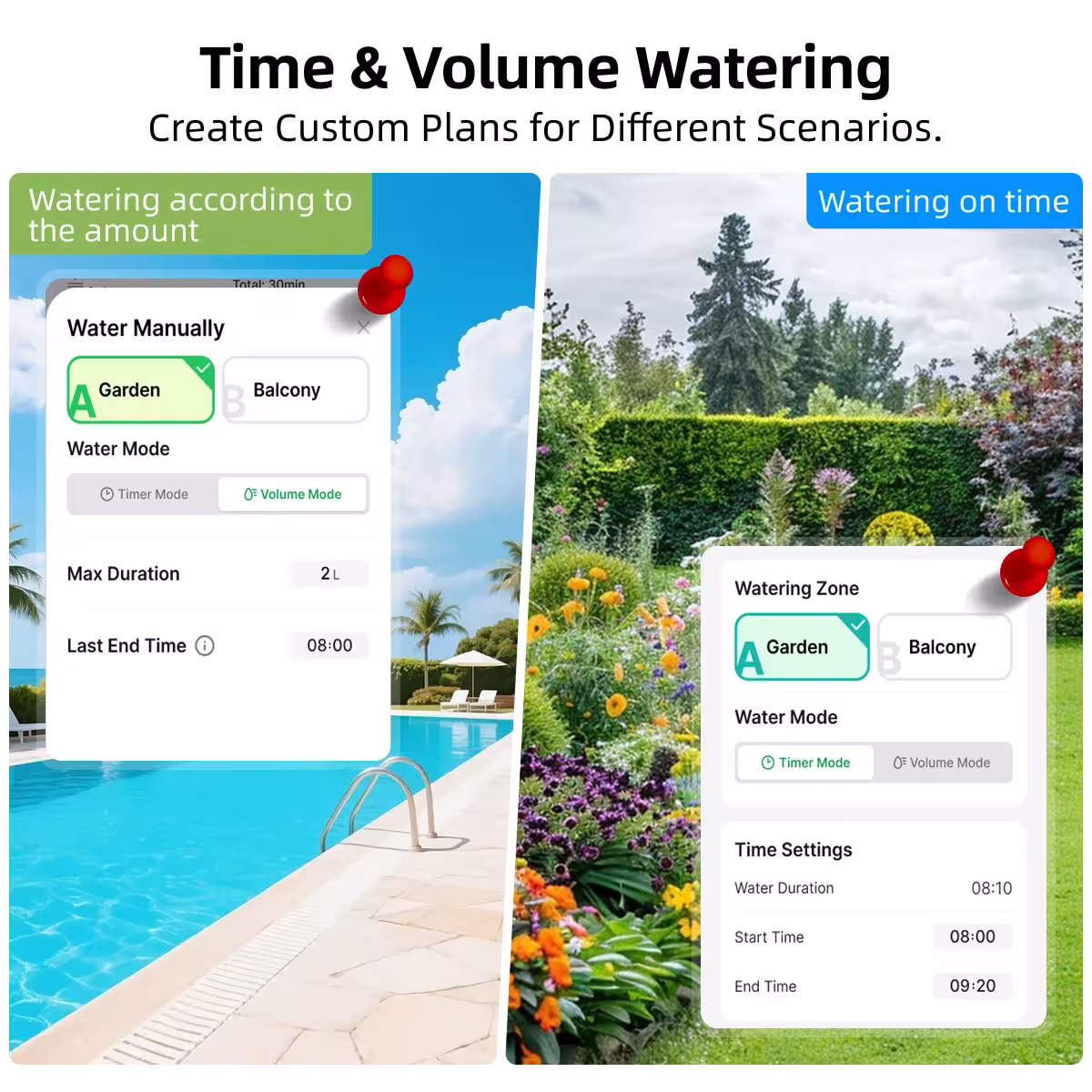 automatic garden watering controller
