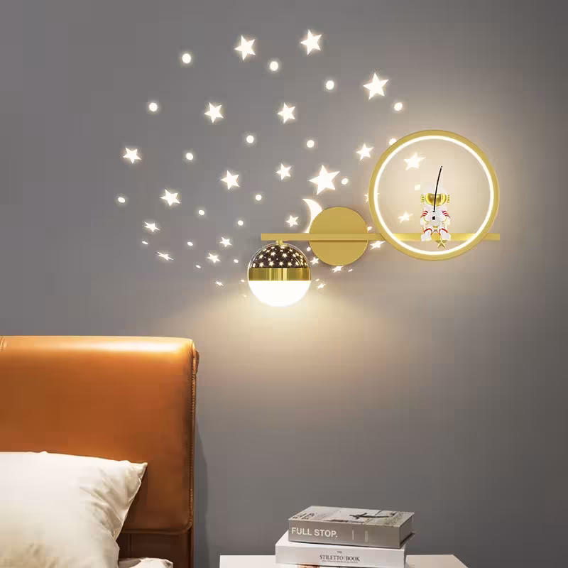 astronaut wall lamp