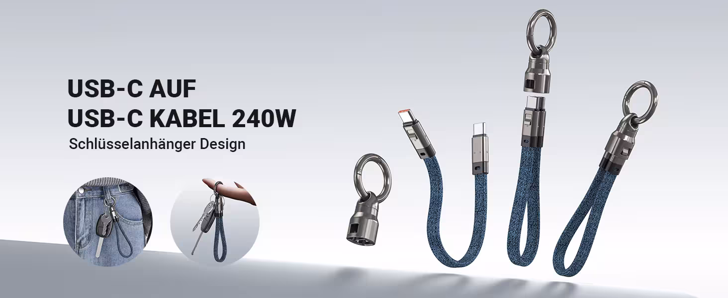 Cable USB-C de carga rápida