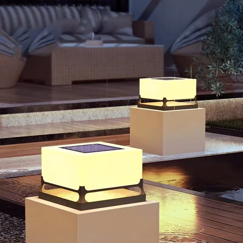 Lámpara de jardín con energía solar