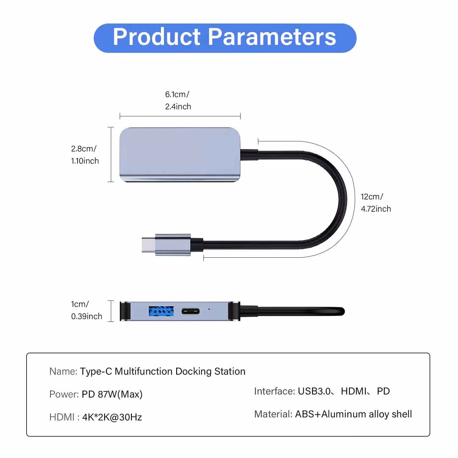 Adattatore da USB C a HDMI