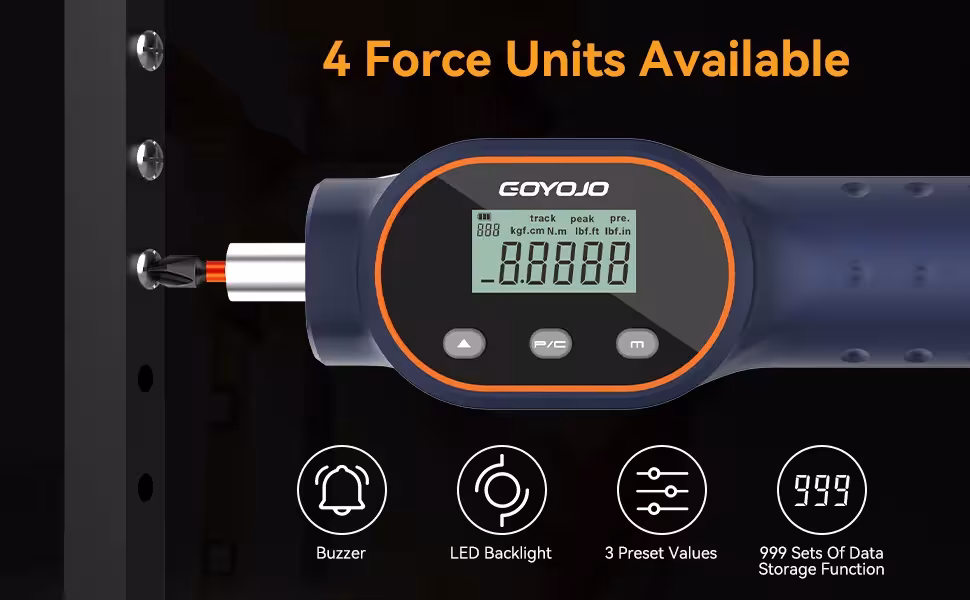 Digital torque screwdrivers