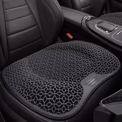 Cuscino in gel a forma di alveare per sedile, cuscino ergonomico traspirante per sedia auto, ufficio e casa, lavabile, leggero