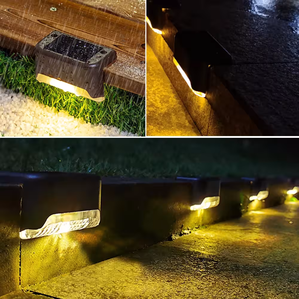 luminaire LED solaire pour escaliers