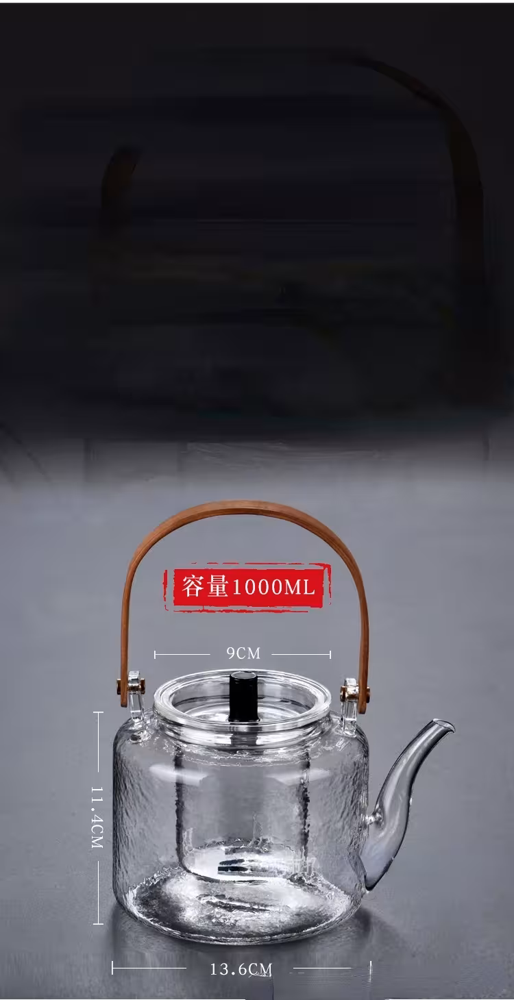 tetera de vidrio para cocina