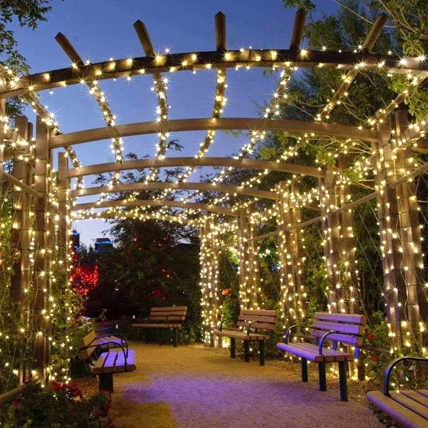 Solar LED string lights