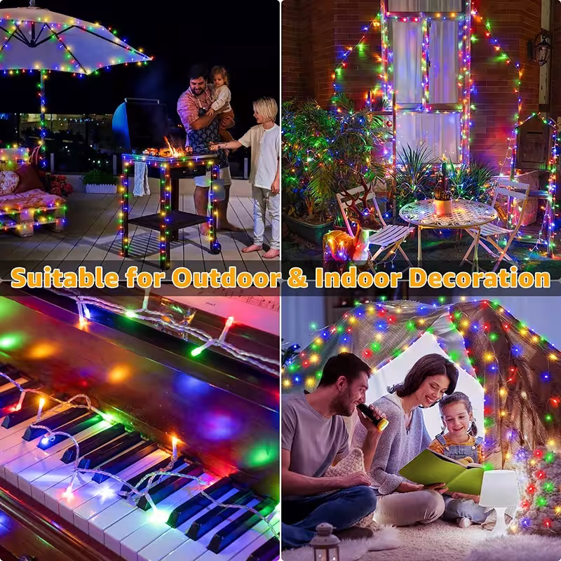 Outdoor LED string lights