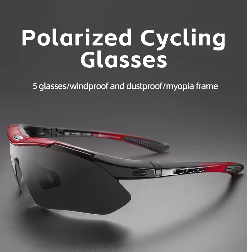 occhiali da ciclismo polarizzati