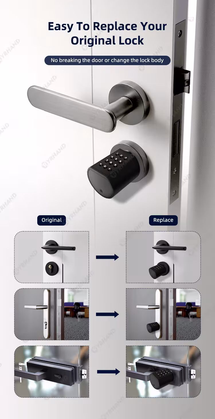 Smart door lock with fingerprint sensor