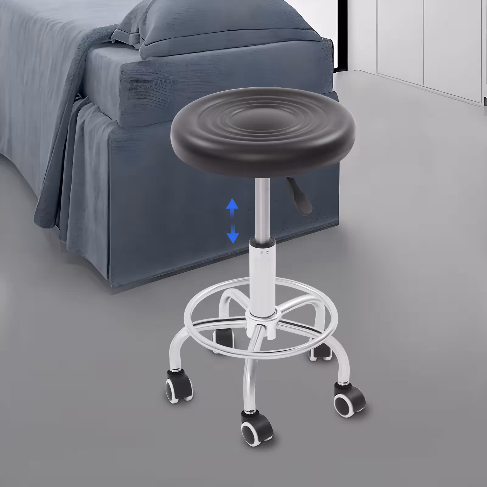 Taburete giratorio ajustable
