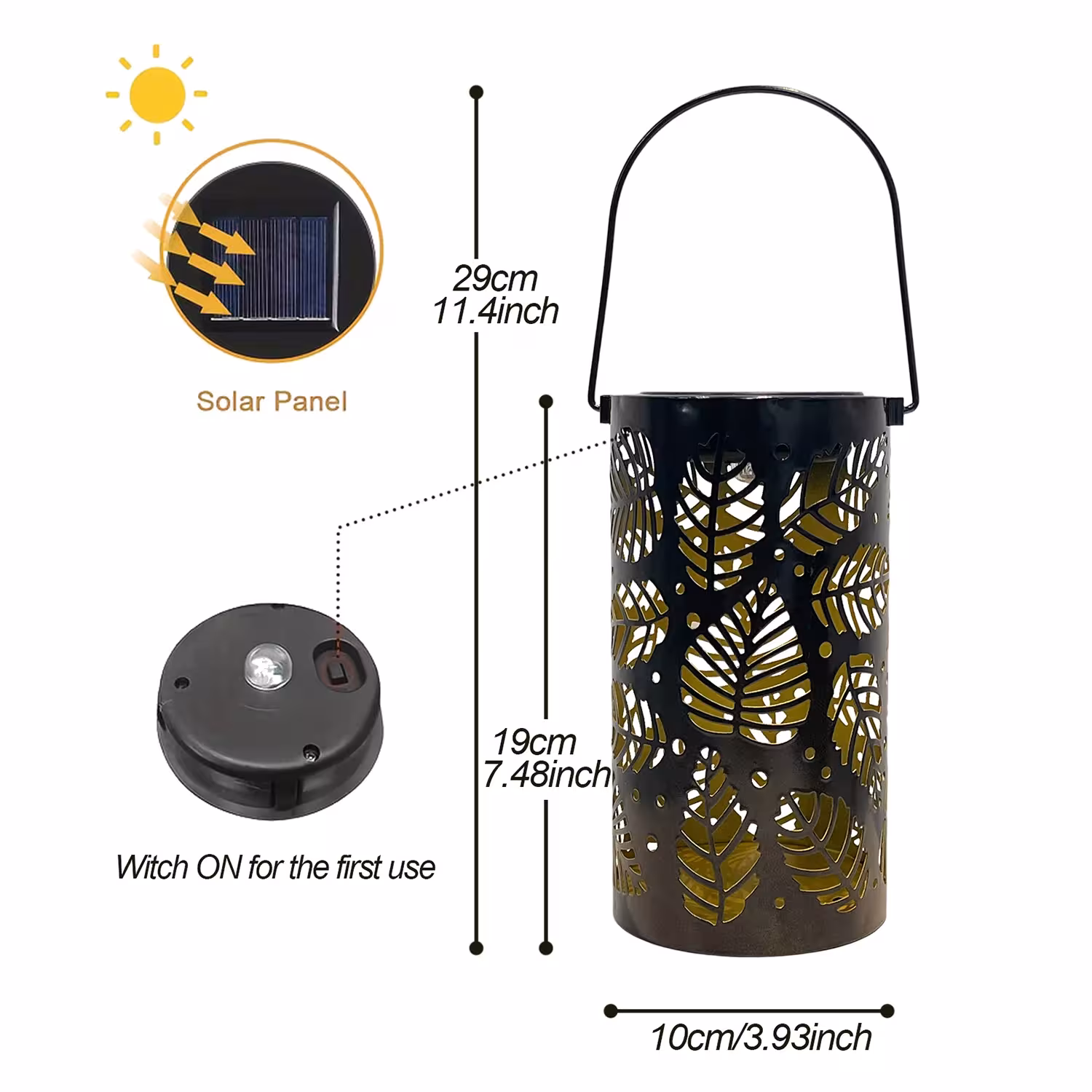 lámpara de energía solar