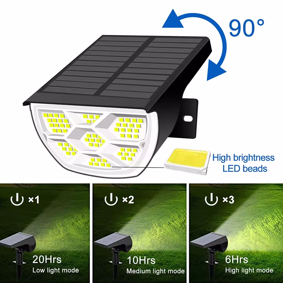 solar LED spotlight
