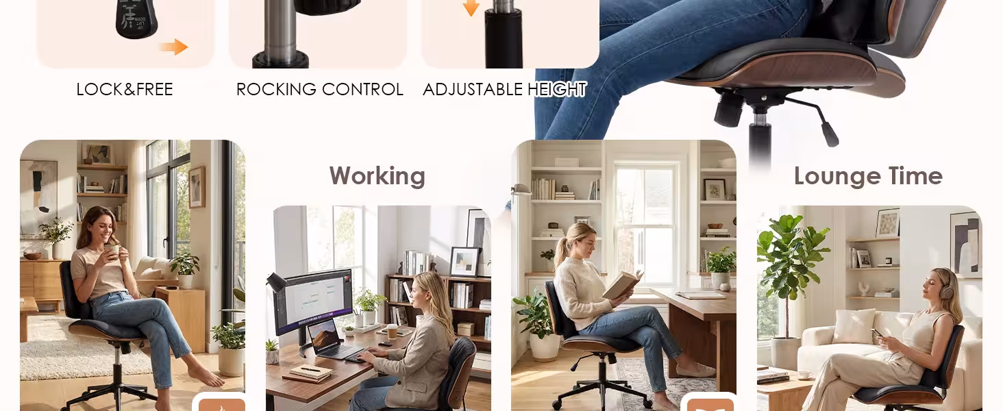 sedia da ufficio compatta