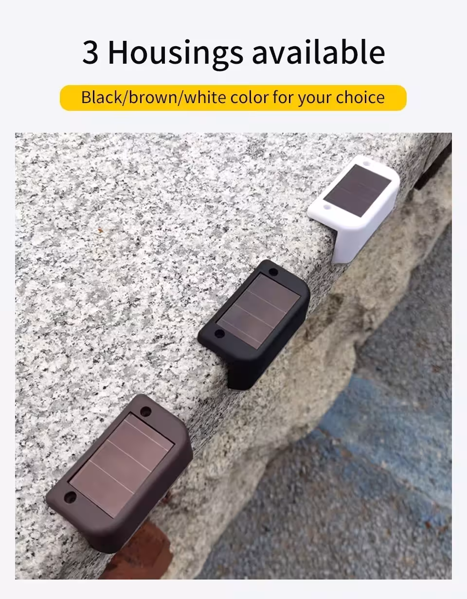 solar LED stair lights