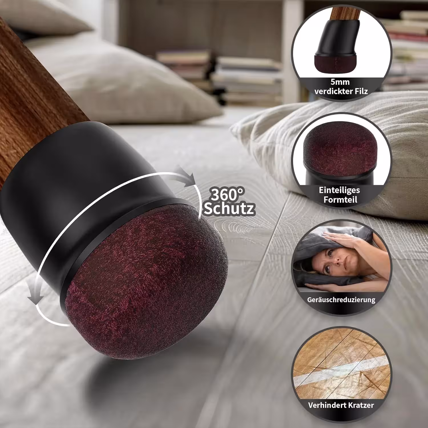 protections pour pieds de chaise
