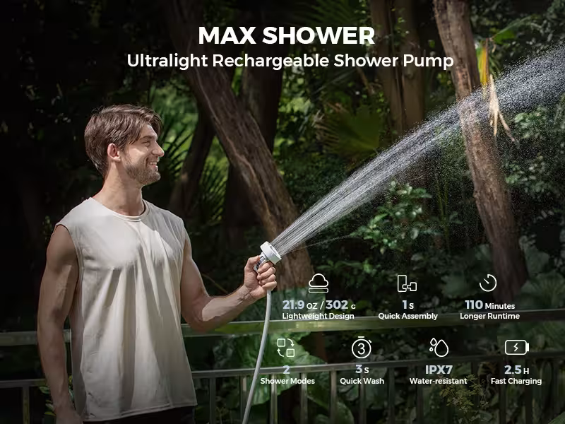 douche portable pour camping