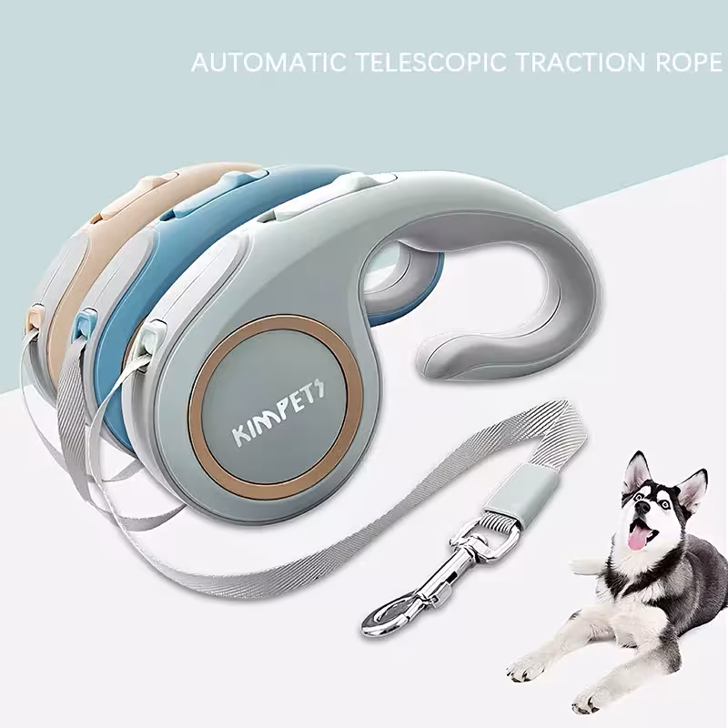 New automatic retractable leash for dogs, available in 3m or 5m lengths, suitable for small and medium-sized dogs for daily walks