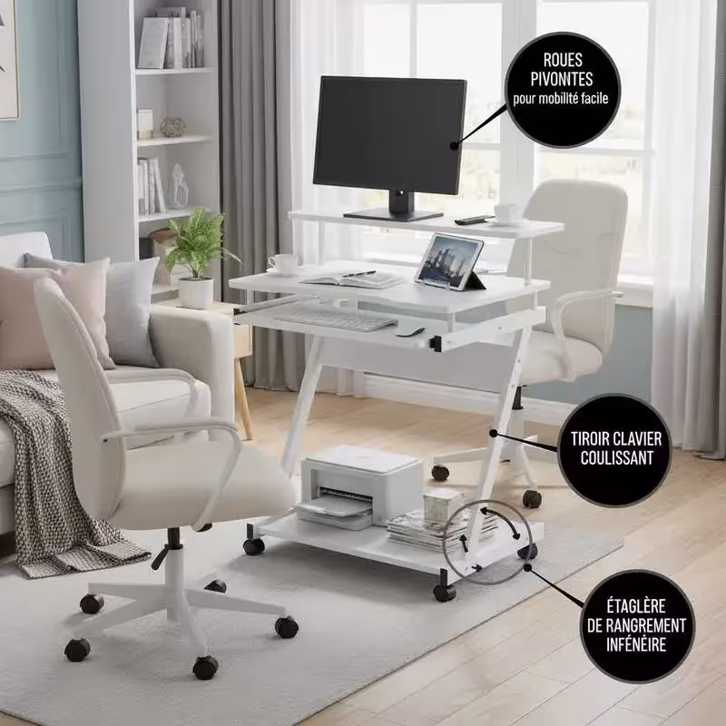 Bureau d'ordinateur portable