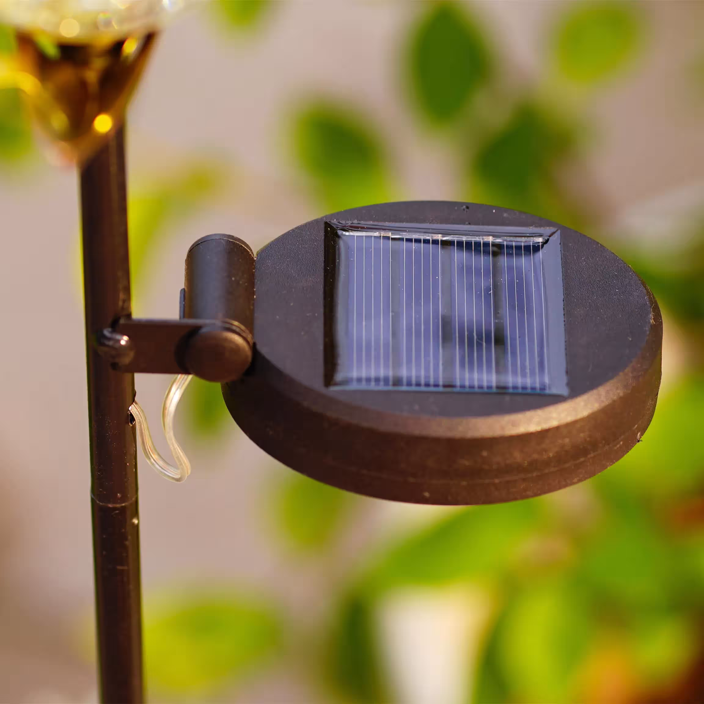 lampada solare a forma di gatto